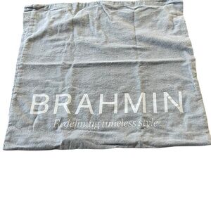 Brahmin Elegant Gray dust bag cloth